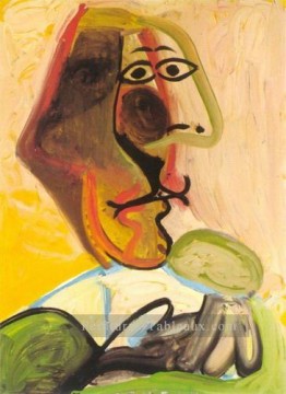  homme - Buste dhomme 1971 Cubism